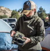 Dámská bunda Helikon Cumulus Jacket Heavy Fleece, shadow grey