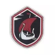 Nášivka gumová JTG Viking Dragonboat Rubber Patch, Multicolor