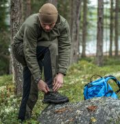 Kalhoty Helikon Hybrid Outback Pants DuraCanvas, Coyote/Taiga green Kalhoty Helikon Hybrid Outback Pants DuraCanvas, Coyote/Taiga green