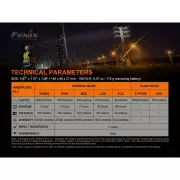 Nabíjecí LED svítilna Fenix C7, oranžová, 3000 lm