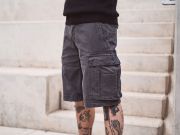 Kraťasy Brandit Vintage Classic, antracit