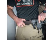 Opasek Helikon Competition Nautic Shooting Belt, Černý / Červený