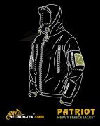 Fleecová bunda Helikon Patriot, flecktarn Fleecová bunda Helikon Patriot, flecktarn