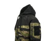 Pánská mikina Helikon Rogue Hoodie, černá / US woodland