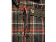 Lehká flanelová košile Parforce Eifel, zelená/červená - vel. L