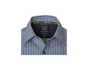 Košile Helikon Covert Concealed Carry Short Sleeve Shirt, Royal Blue Checkered