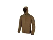 Fleecová mikina Helikon Alpha Hoodie Jacket - Grid Fleece, Coyote Fleecová mikina Helikon Alpha Hoodie Jacket - Grid Fleece, Coyote