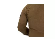 Fleecová mikina Helikon Alpha Hoodie Jacket - Grid Fleece, Olive Green