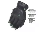 Rukavice Mechanix Wear Fastfit Touch Screen dámské, černé, vel. S Rukavice Mechanix Wear Fastfit Touch Screen dámské, černé, vel. S