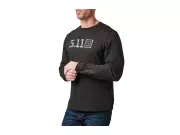 Triko s dlouhým rukávem 5.11 Camo Logo Fill Long Sleeve Tee, Černé Triko s dlouhým rukávem 5.11 Camo Logo Fill Long Sleeve Tee, Černé