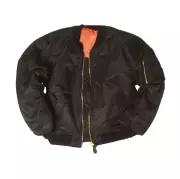 US Letecká bunda Mil-Tec MA1, černá US Letecká bunda Mil-Tec MA1, černá