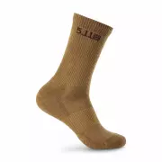 Ponožky 5.11 Duty Ready Basic Crew Socks, US Dark Coyote, 4 páry Ponožky 5.11 Duty Ready Basic Crew Socks, US Dark Coyote, 4 páry