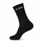 Ponožky 5.11 Duty Ready Basic Crew Socks, černé, 6 páry Ponožky 5.11 Duty Ready Basic Crew Socks, černé, 6 páry