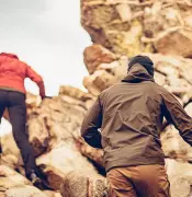 Bunda Helikon SQUALL Hardshell Jacket - TorrentStretch, Crimson Sky