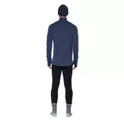 Pánské dvouvrstvé Merino tričko s rolákem na zip Devold Expedition, modré