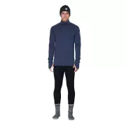 Pánské dvouvrstvé Merino tričko s rolákem na zip Devold Expedition, modré