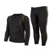 Termoprádlo Bennon ARTEMIOS - triko a kalhoty, černé