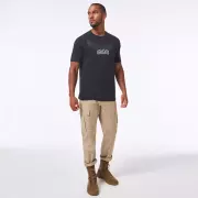 Triko Oakley SI Oakley Eagle Tab Tee, Blackout