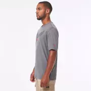 Triko Oakley SI Oakley Eagle Tab Tee, Athletic Heather Gray Triko Oakley SI Oakley Eagle Tab Tee, Athletic Heather Gray