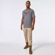 Triko Oakley SI Oakley Eagle Tab Tee, Athletic Heather Gray