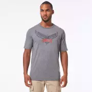 Triko Oakley SI Oakley Eagle Tab Tee, Athletic Heather Gray