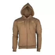 Mikina se zipem Mil-tec Tactical Hoodie, Dark Coyote S