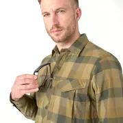 Košile Helikon Defender Mk2 Shirt - Nylon Sorona® Blend, Dark Ochre Plaid