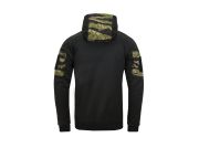 Pánská mikina Helikon Rogue Hoodie, černá / US woodland