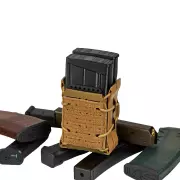 Dvojitá modulární samosvorná sumka Templar’s Gear pro puškové zásobníky M4, Coyote Brown