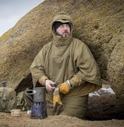 Pončo, zateplená vložka Helikon Swagman, Desert Night Camo