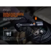 Nabíjecí LED svítilna Fenix C7, oranžová, 3000 lm