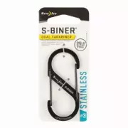 Oboustraná karabina Nite Ize S-Biner - střední, kov, černá Oboustraná karabina Nite Ize S-Biner - střední, kov, černá