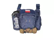 Taška přes rameno Helikon EDC Side Bag® - Nylon Polyester Blend, Blue Melange