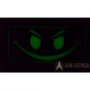 Nášivka Patchzone EVIL SMILEY Ghost Glow