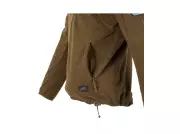 Fleecová mikina Helikon Alpha Hoodie Jacket - Grid Fleece, Shadow Grey