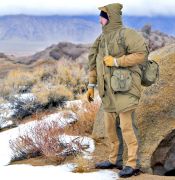 Pončo, zateplená vložka Helikon Swagman, Desert Night Camo