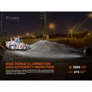 Nabíjecí LED svítilna Fenix C7, oranžová, 3000 lm