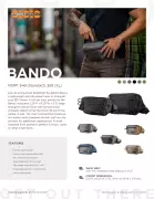 Ledvinka Eberlestock Bando Bag, šedá