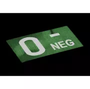Nášivka Clawgear krevní skupina 0-Neg IR Patch, Multicam