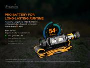Nabíjecí čelovka Fenix HM60R, 1300 lm, 3400mAh