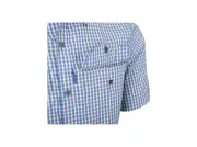 Košile Helikon Covert Concealed Carry Short Sleeve Shirt, Royal Blue Checkered