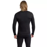 Pánské dvouvrstvé Merino tričko s rolákem na zip Devold Expedition, černé Pánské dvouvrstvé Merino tričko s rolákem na zip Devold Expedition, černé