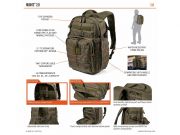 Batoh 5.11 RUSH12 2.0 (24 l), Ranger Green
