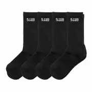 Ponožky 5.11 Duty Ready Basic Crew Socks, černé, 6 párů