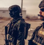 Taktická vesta Helikon Guardian Military Set, Černá