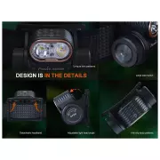 Nabíjecí čelovka Fenix HM55R, 1200 lm