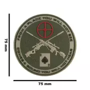 23 Nášivka gumová JTG Sniper Tab Rubber Patch, Multicam 23 Nášivka gumová JTG Sniper Tab Rubber Patch, Multicam