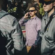 Košile Helikon-Tex Covert Concealed Carry Shirt, Phantom Grey Checkered