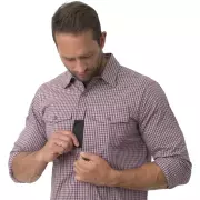 Košile Helikon-Tex Covert Concealed Carry Shirt, Phantom Grey Checkered