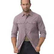 Košile Helikon-Tex Covert Concealed Carry Shirt, Phantom Grey Checkered